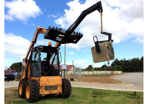 how to build a boom pole for skid steer|lifting jib for skid steer.